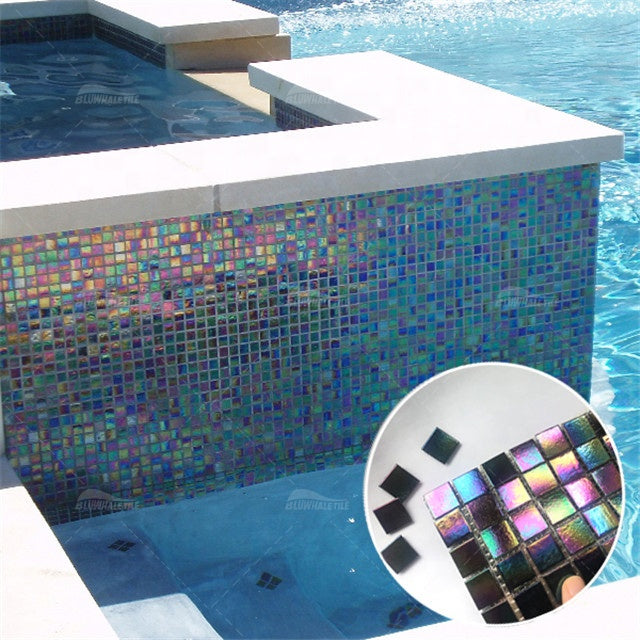 Bluwhale Mother of Pearl Swimming Pool Mosaic Tiles 