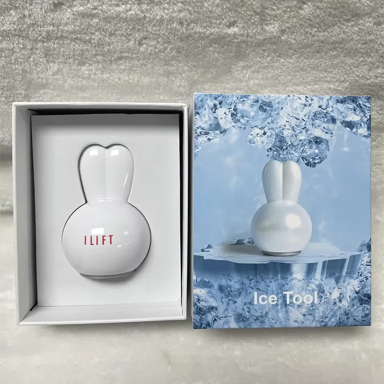 Dụng cụ làm mát mặt và cơ thể Con lăn lạnh khúc côn cầu kèm cán và Bóng thủy tinh làm lạnh mặt Dành cho mũi và đầu