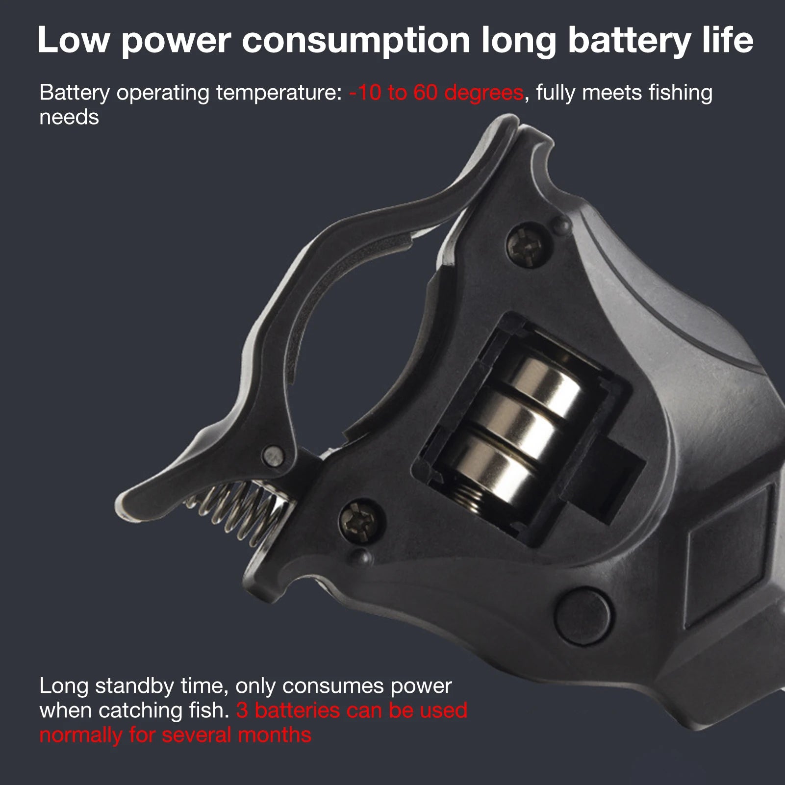 Chuông Báo Cá Cắn Đèn Âm Thanh Kép cho Cần Câu