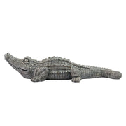 Crocodile Resin Statue with Textured Animal Decor Artistic Painting Theme Secret Storage Figurine for Home & Anime Use for Gifts