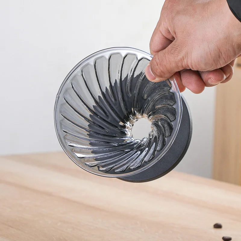 Bình Pha Cà Phê Thủy Tinh Chịu Nhiệt 600ml Mới