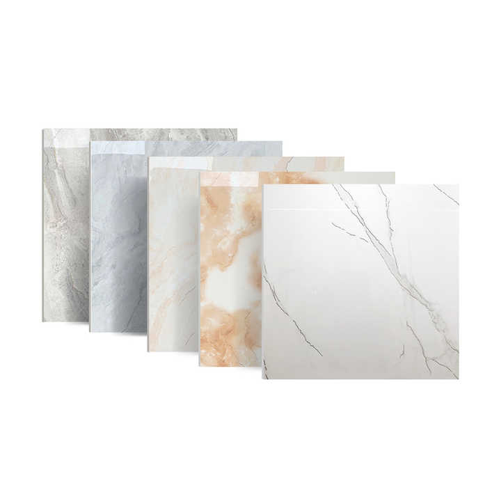 Factory supply Foshan ceramic tiles, marble pattern floor tiles 80x80, glossy gold stone, Carreaux floor tiles for floors 