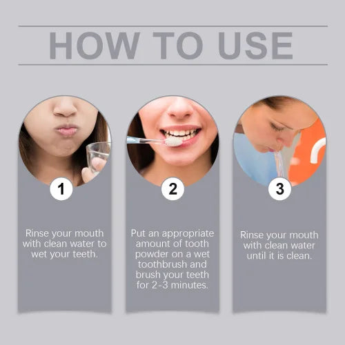 Oralhoe Mint Gentle Teeth Cleaning Fresh Breath Clean Daily Care Powder