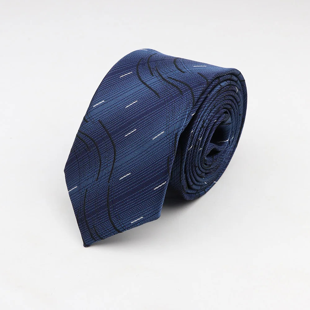 Cà Vạt Nam Công Sở Họa Tiết Thanh Lịch 6cm