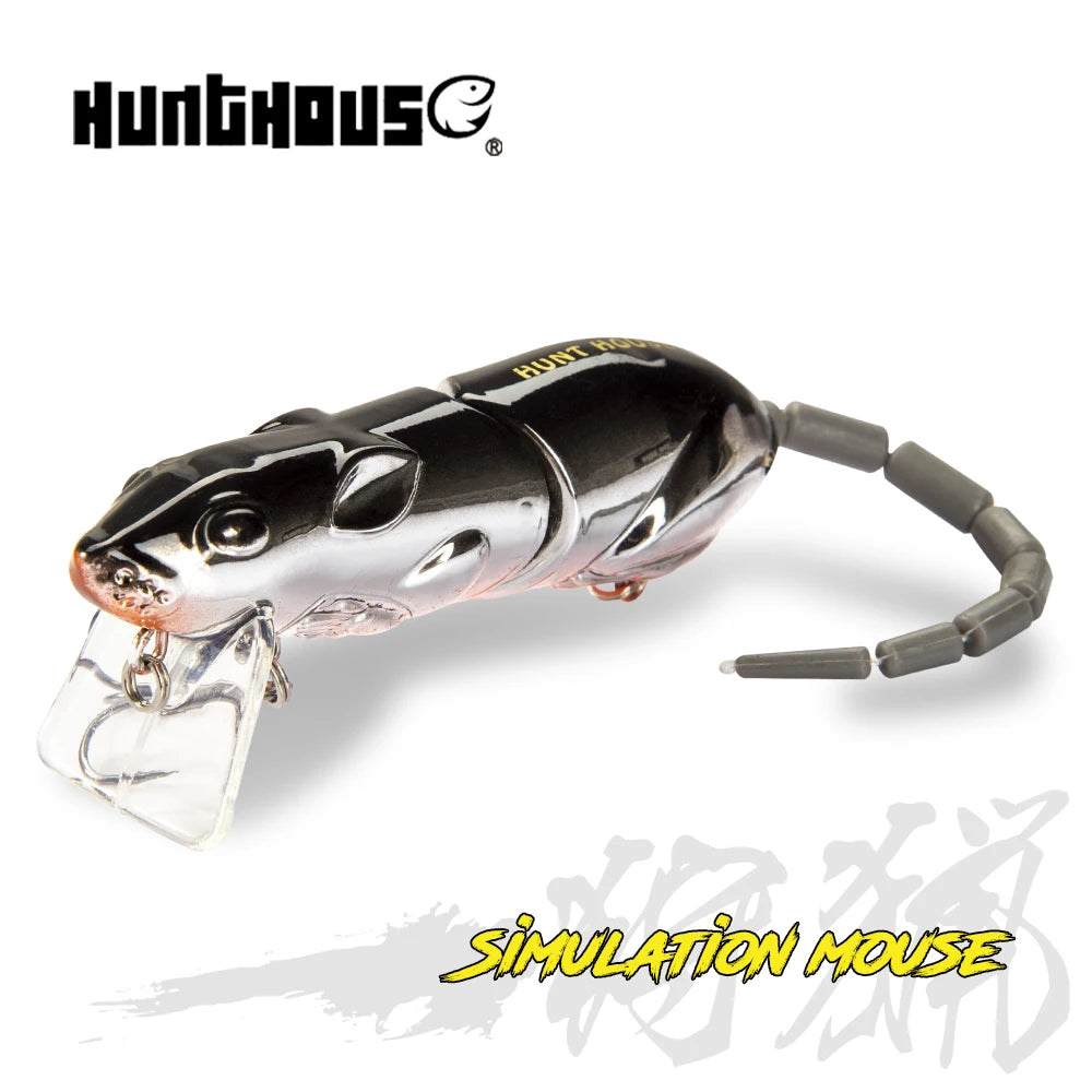 Mồi Câu Cá Hình Chuột Hunthouse Swimbait Có Lưỡi