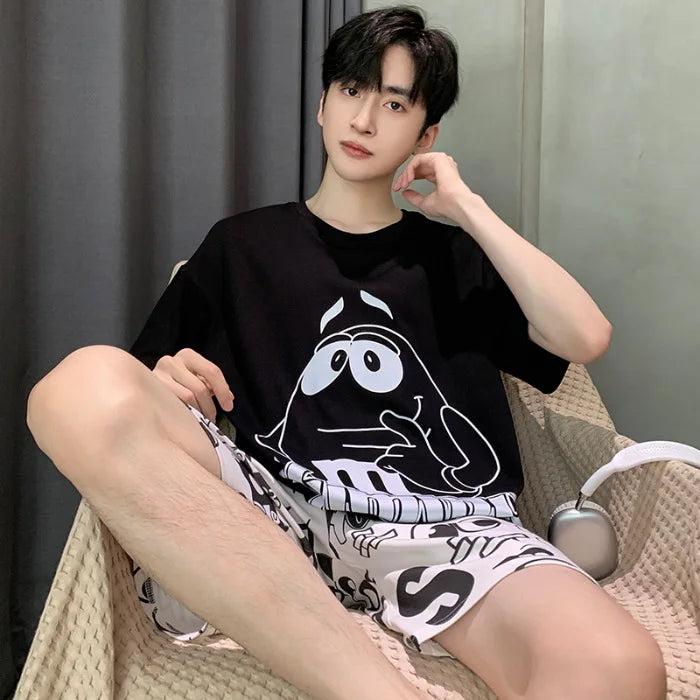 SAMWESTART Men's Modal Cotton Cool Summer Pajamas