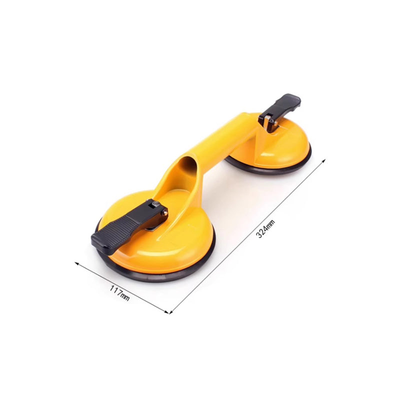 Aluminum ceramic glass suction head with two legs 