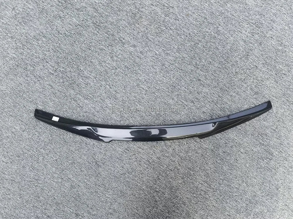 Carbon Fiber Rear Trunk Lip Spoiler Cars Accessories for Audi S5 B8 B8.5 Coupe 2011+ FRP Rear Boot Spoiler Lip Wing Body Kits - Daisan Mart
