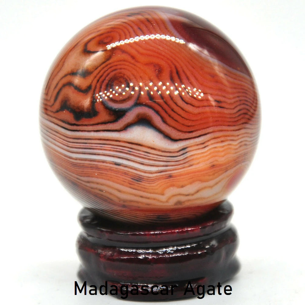 40MM Natural Feng Shui Meditation Gemstone Ball