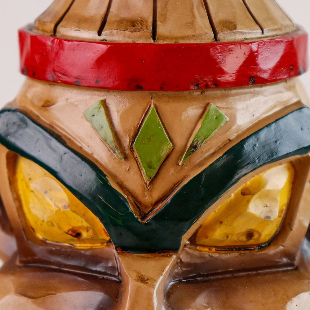LED Anime Tiki Mask Statue Garden Decoration