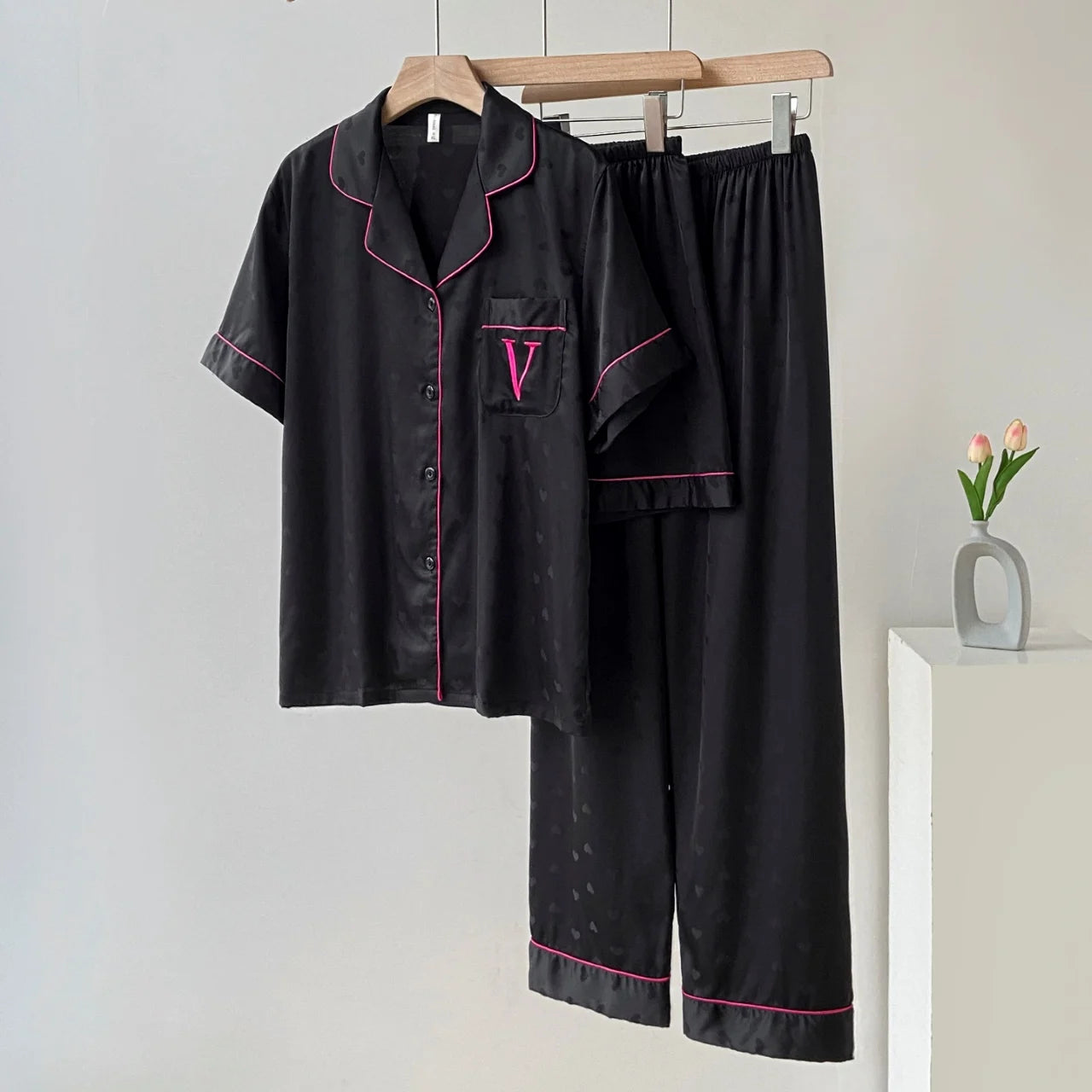 Bộ Đồ Ngủ Nữ Lụa Mát Ba Món Thời Trang Cao Cấp