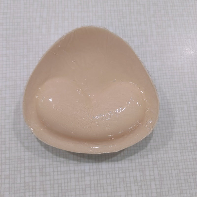 Miếng đệm ngực Latex Silicone hai mặt hình tam giác, đáy dày, mút xốp có keo dính mỏng, phụ kiện nội y - Daisan Mart