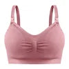 Adjustable Anti-Sagging Breastfeeding Bra Steel Ring-Free Upper Buckle Pregnant Women's Maternity Underwear Featuring Breast Pad - Daisan Mart