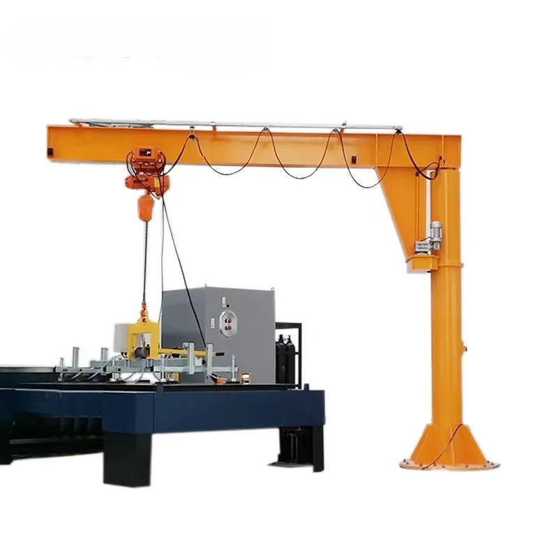 Factory Direct Jib Handling Piedra Elevador Wholesale Sheet Metal Cantilever Crane Vacuum Stone Suction Lifter Steel Pump