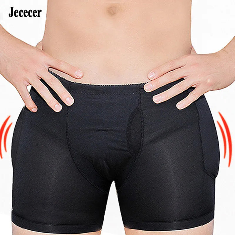 Jececer Men's Butt Padded Pants To Increase Sexy Butt