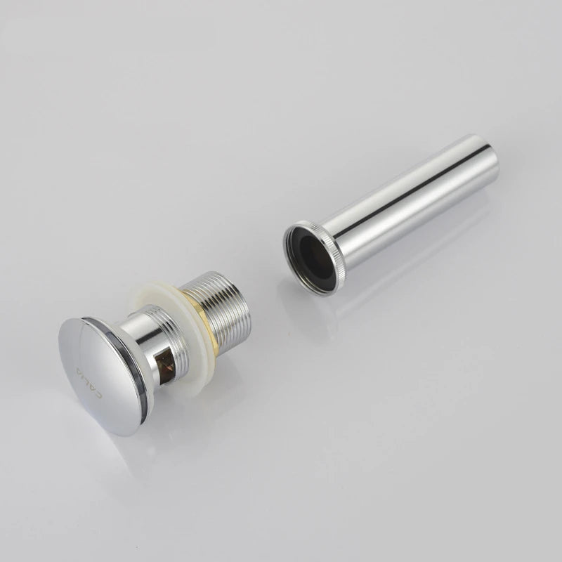 Bathroom Vessel Sink Drain Stopper, Push Pop up Drain - Daisan Mart
