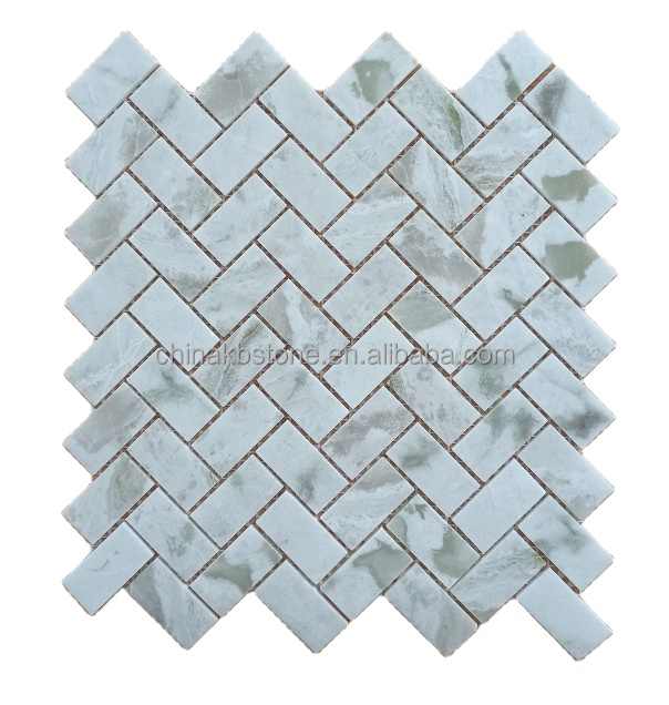 Modern peel and stick blue onyx white kitchen wall tiles