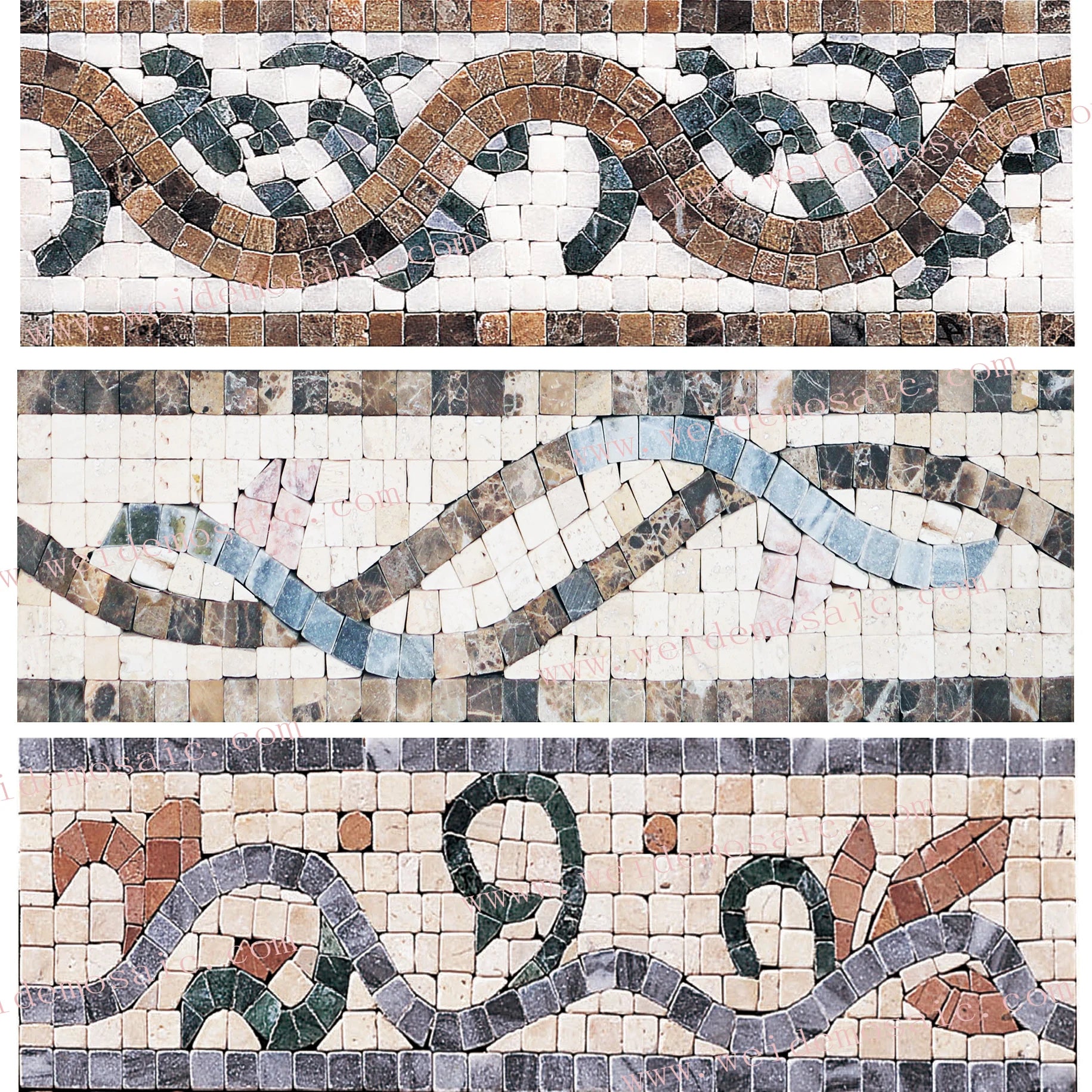 Viền Trang Trí Đá Marble & Mosaic Weide Đơn Giản