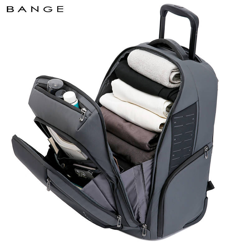 BANGE Ba lô kéo đựng laptop nam chống thấm nước, đi công tác du lịch dã ngoại, hàng mới bán chạy - Daisan Mart