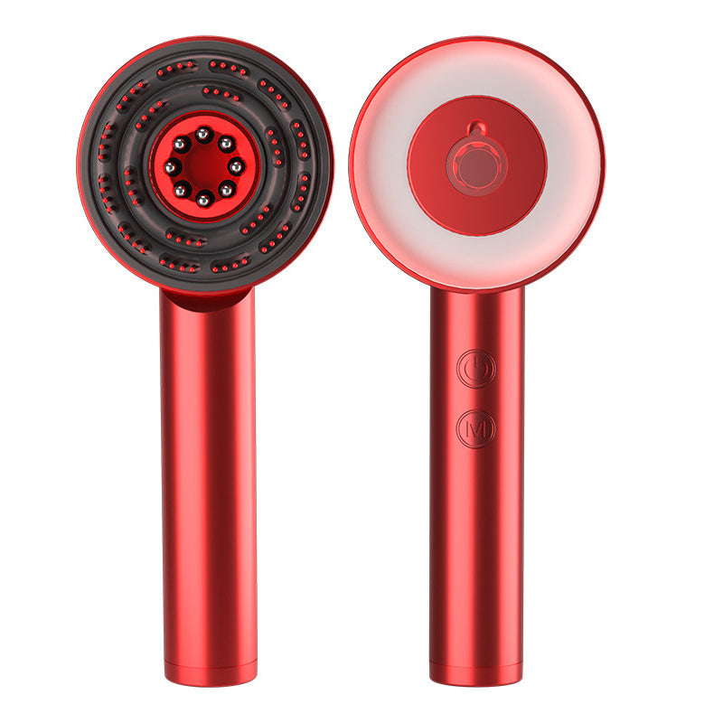 Red light hair growth electric comb Hair conditioner dispenser Hair straightening comb 