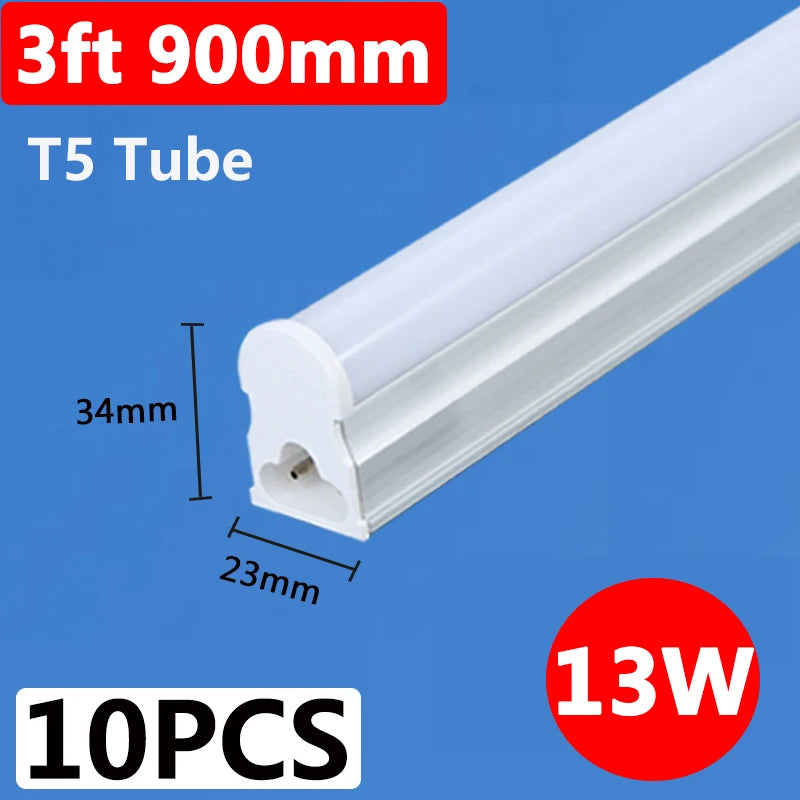 T5/T8 LED Tube Lights for Kitchen Ceiling Wardrobe 220V