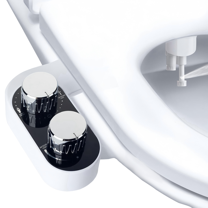 Modern single cold water faucet bidet for toilet seat non-electric, mechanical use, hotel use, plastic design 