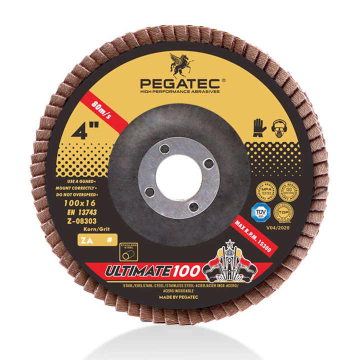 Zirconia Fiber Disc 4"100*16mm for Polishing Fine Metal 
