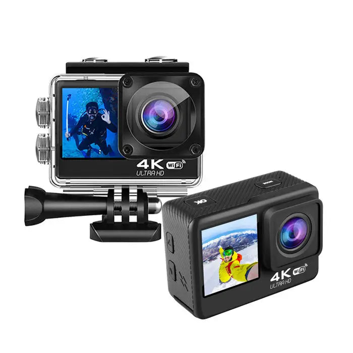 Waterproof 4K camera for sports and vlogging 60fps