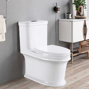 Wholesale Siphon Flush Toilet Long Toilet One Piece Floor Mounted Porcelain Toilet for Hotel 