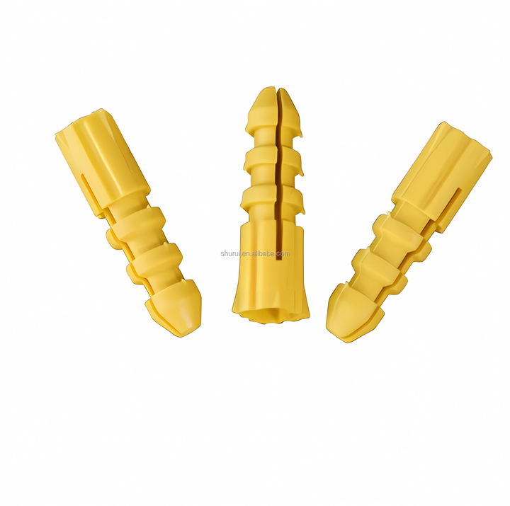 Hot Selling Cheap Wholesale PE Nylon Plastic Anchor Expansion Anchor Plastic Anchor Wall Plug for Concrete and Wall 