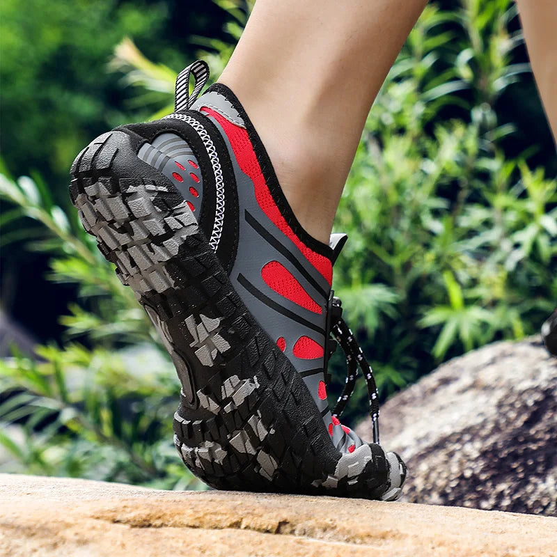 Giày Dã Ngoại Nam Nữ Lưới Thoáng Chống Trơn Trượt