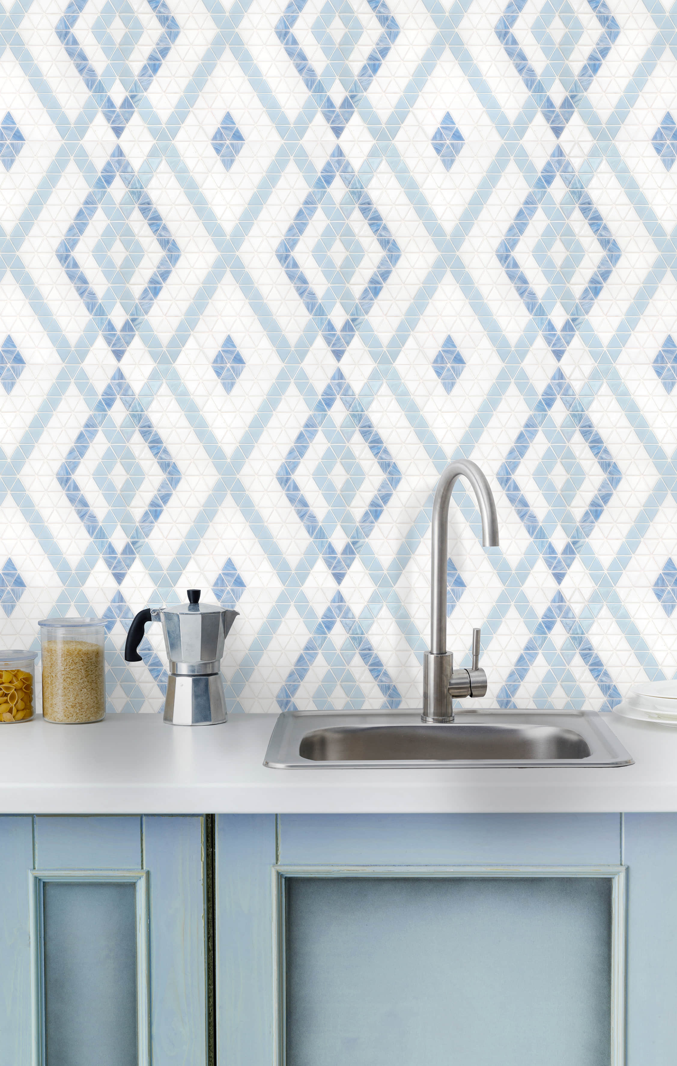 New style patterned wall mosaic tiles for kitchen walls, baked glass mosaic tiles 