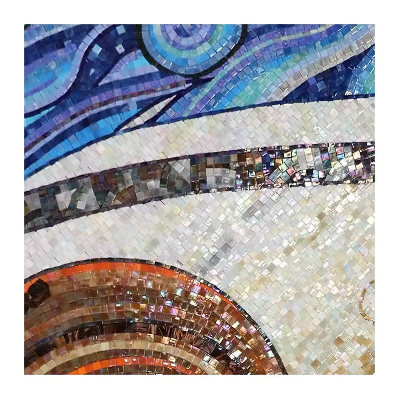 Abstract decorative mosaic wall stickers for home hotel decoration 