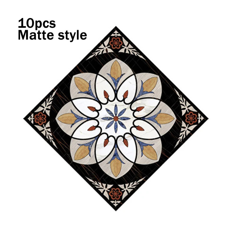 8cm Waterproof Wall Tiles - Set of 10 PVC Pieces