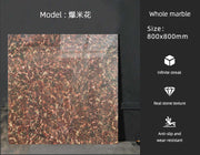 Factory Supply Dark Marble Pattern Ceramic Tiles Porcelain Floor Tiles 80X80 Indoor Artificial Marble Flooring With Marble-Like Pattern 