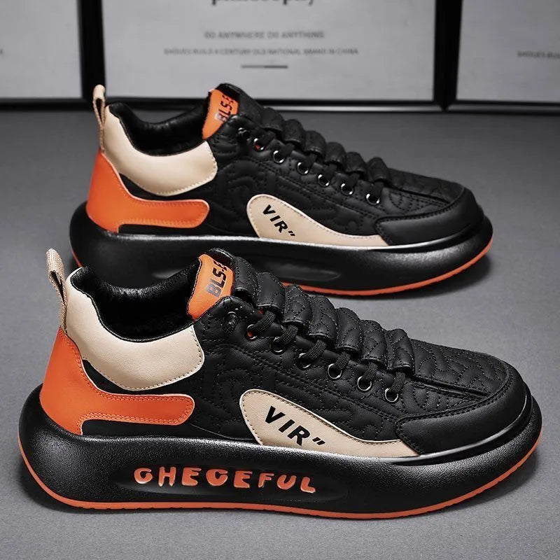 Giày Thể Thao Nam Đế Dày Thoáng Khí Nâng Chiều Cao