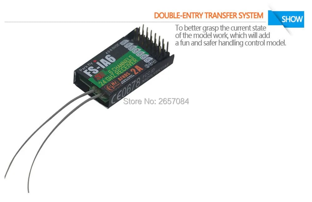 Newest Flysky FS-i6 FS I6 2.4G 6ch RC Transmitter Controller FS-iA6  Receiver For RC Helicopter Plane Quadcopter Glider - Daisan Mart