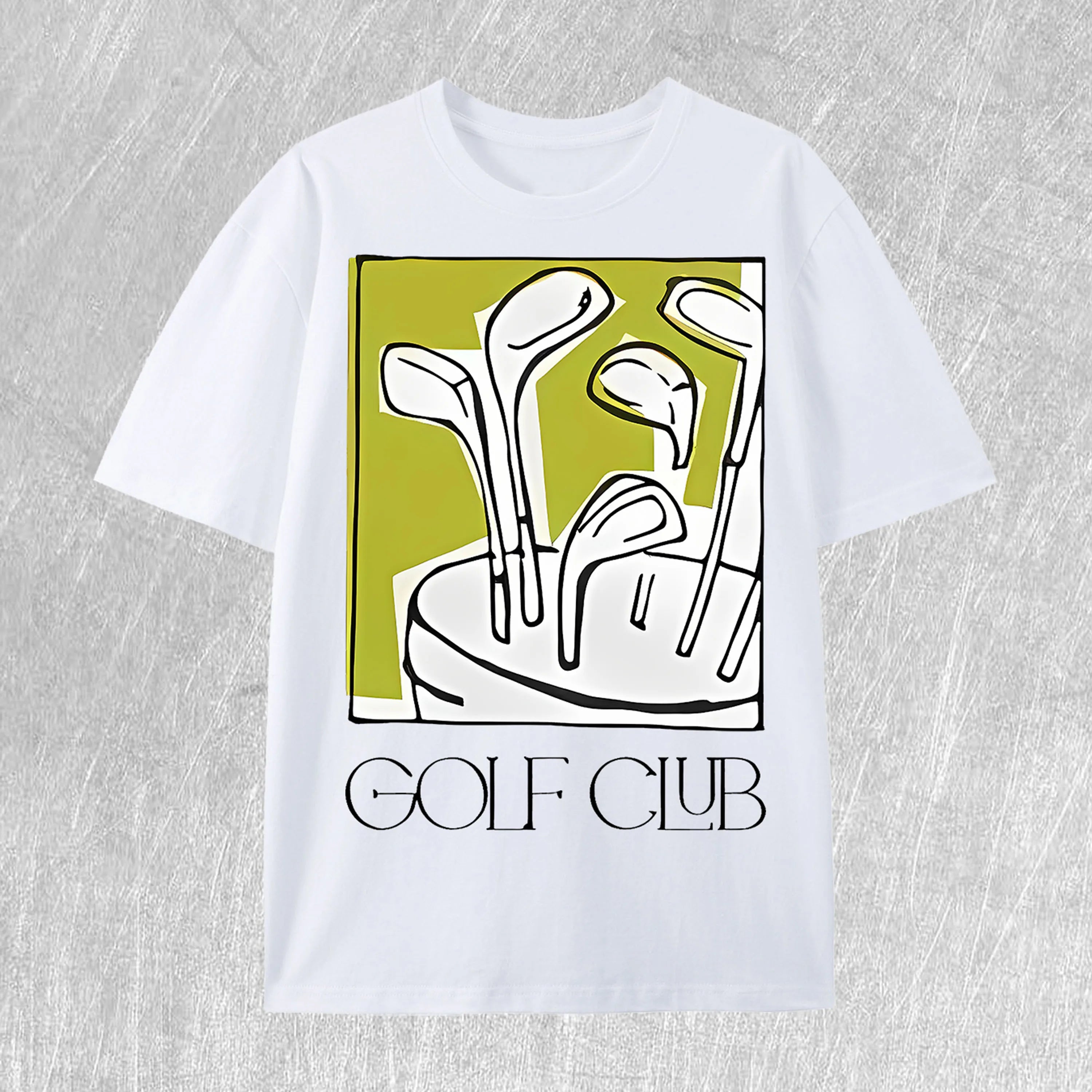 Golf Club T-Shirt 100% Cotton - 7 Colors, US Warehouse