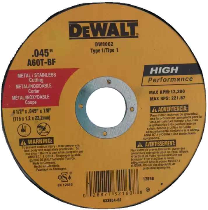 115mm Steel Cutting Disc