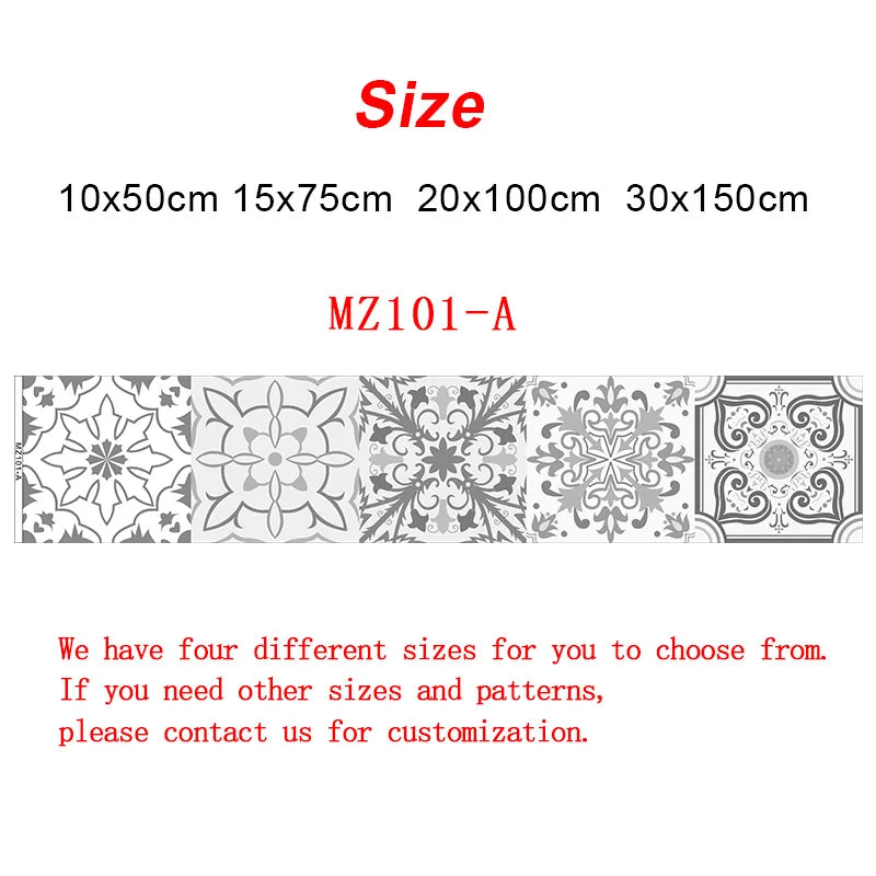 10cm/15cm/20cm/30cm Wall Tile Transfers Stickers for Kitchen Floor Stairs Diy Mural Self-adhesive Waterproof Vinyl Wall Paster