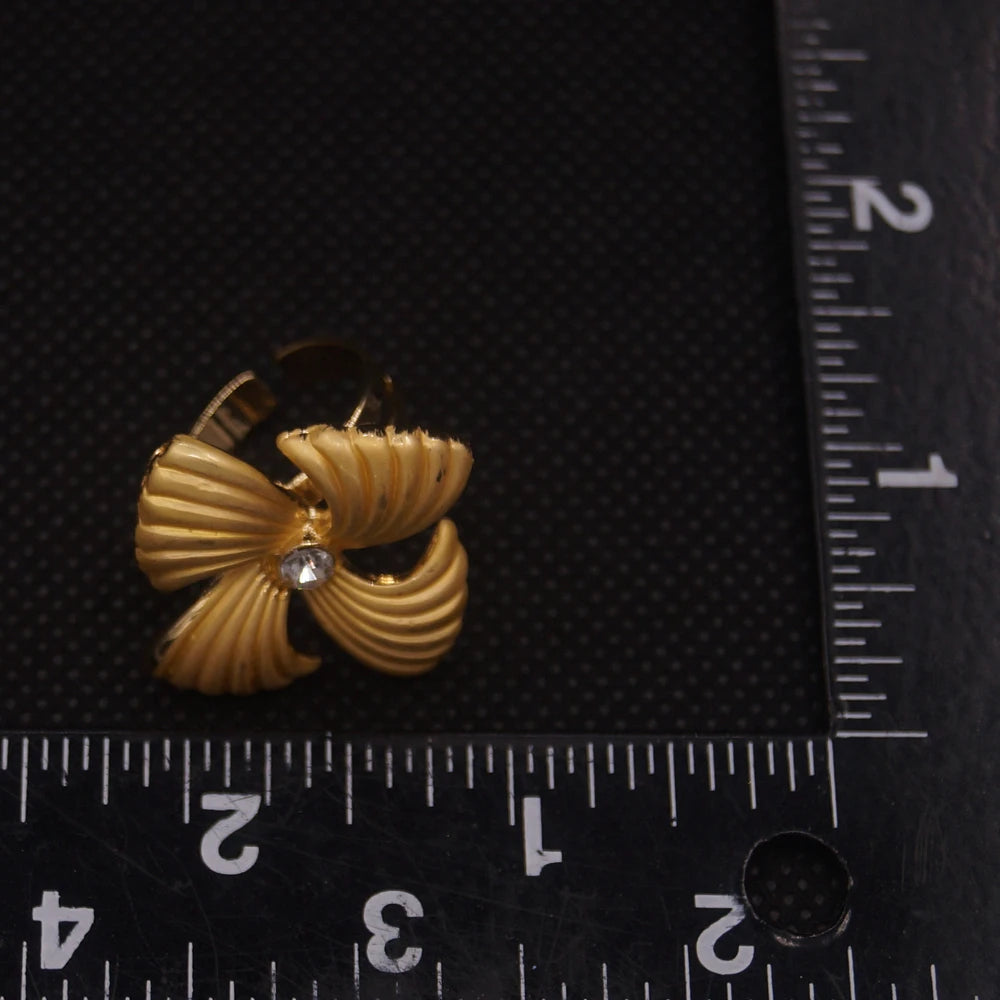 Nhẫn Hoa Mạ Vàng 18K Đính Đá Cao Cấp Zhuerrui - Daisan Mart