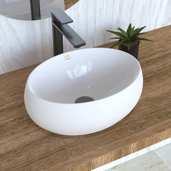 Bathroom Sink Oval Sink for Vanity 
