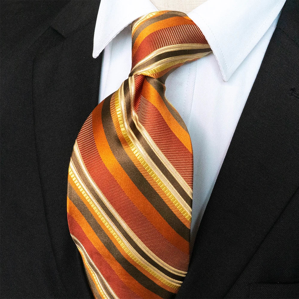 Cà vạt lụa nam họa tiết caro cổ điển thủ công