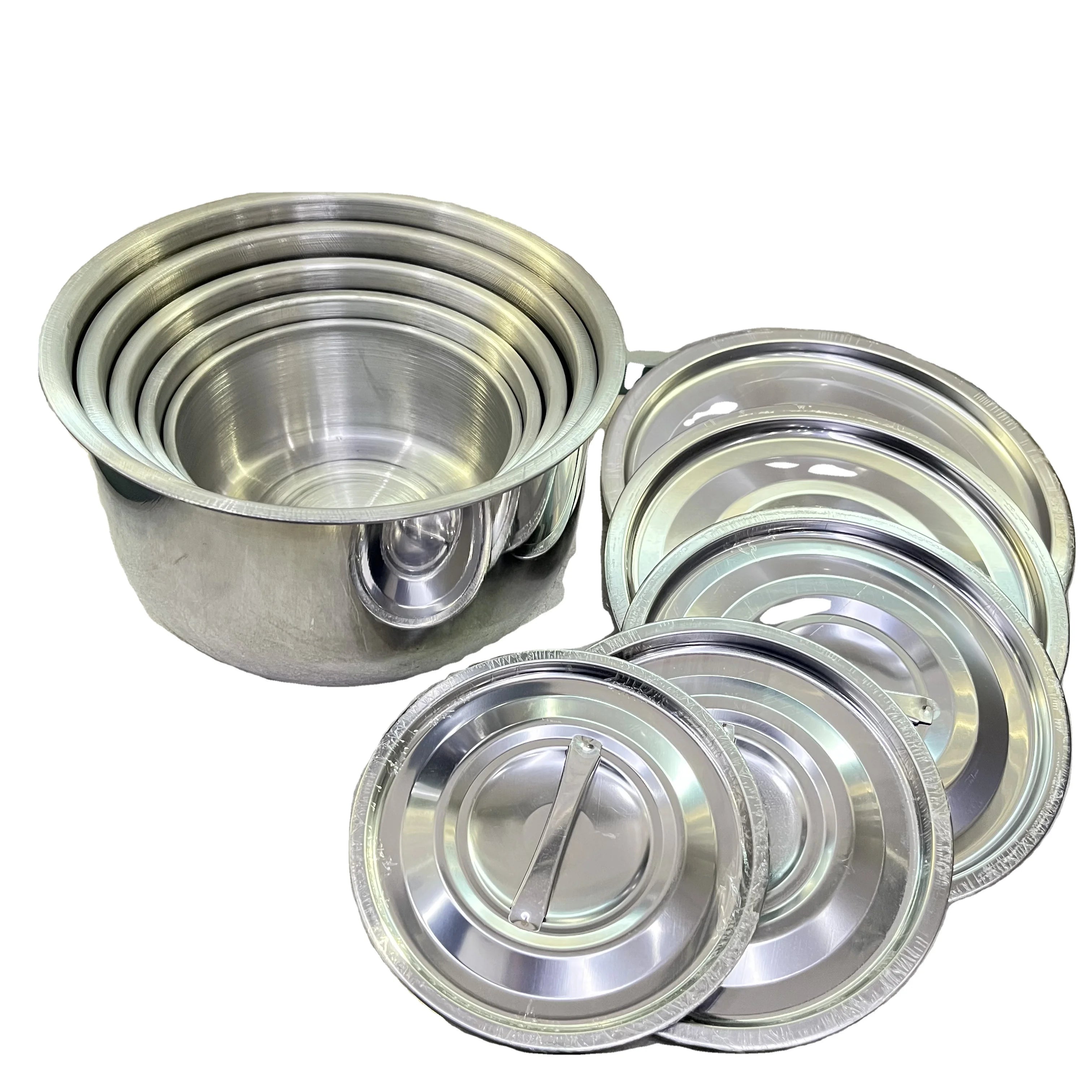 Bộ Nồi Chảo Inox 5 Món S410 Cao Cấp Nhà Bếp 2025