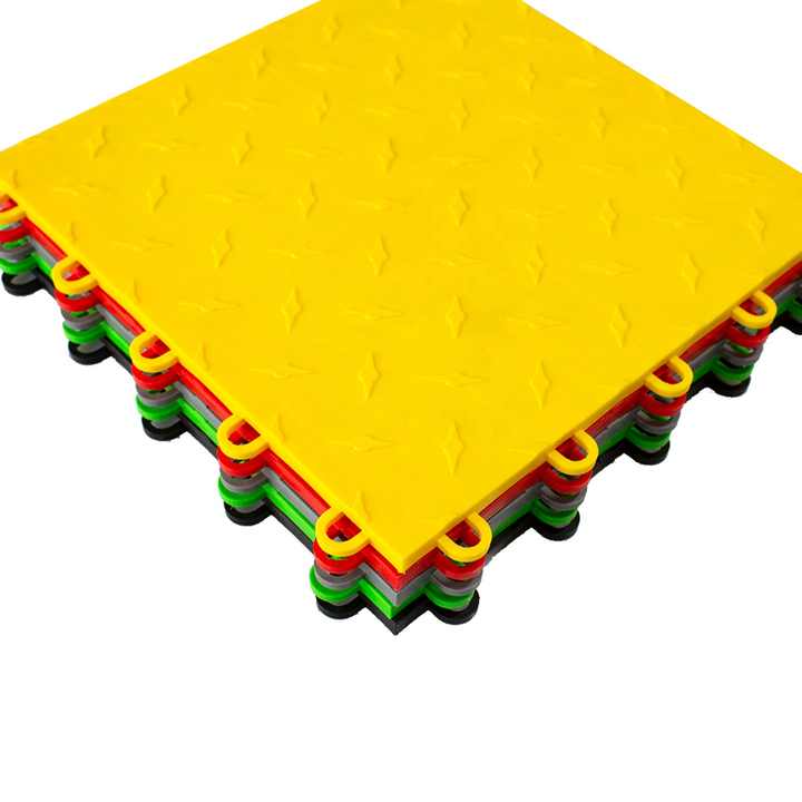 Modular indoor sports tiles, modular sports flooring, plastic hockey flooring 