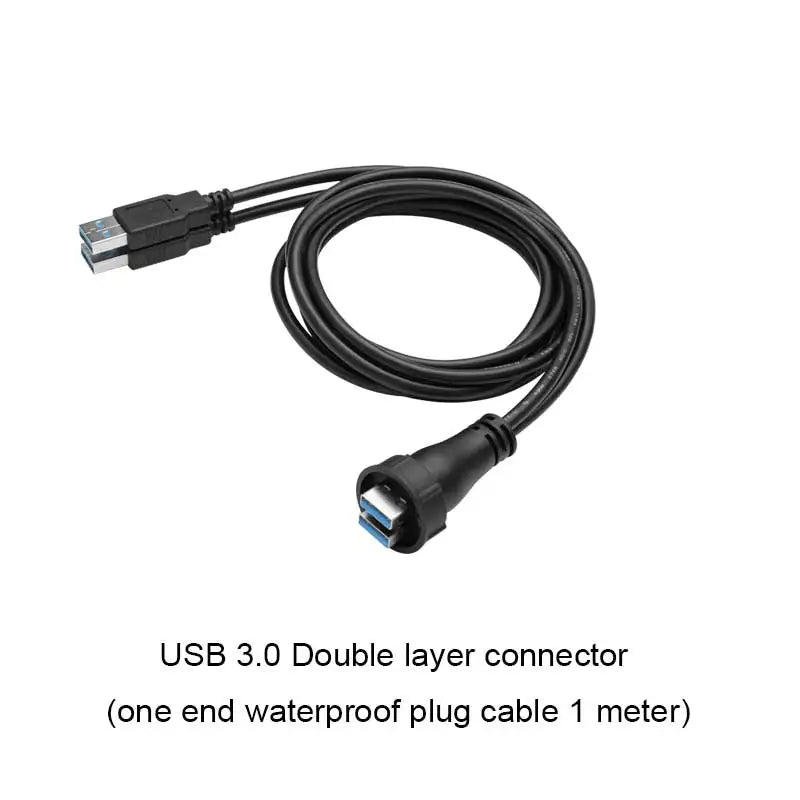 Đầu Nối USB Chống Nước Lshitech Tròn Âm Tường