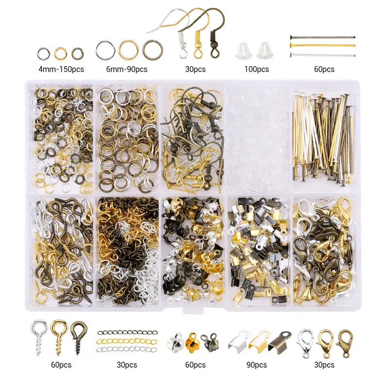 Jewelry Making Kit: Hooks, Bracelets, Beads &amp; Accessories