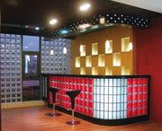 Glass Block 190*190*80MM Crystal Glass Bricks with Hollow DIAMOND Glass Block 190*190*80MM 