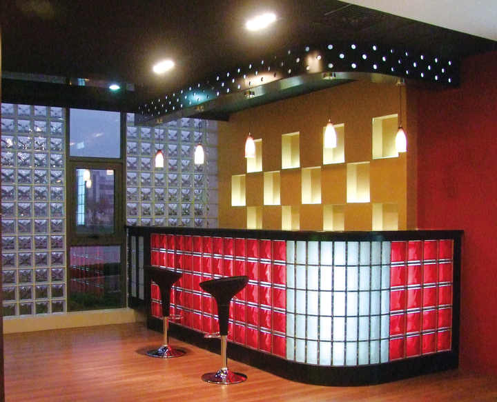 Glass Block 190*190*80MM Crystal Glass Bricks with Hollow DIAMOND Glass Block 190*190*80MM 