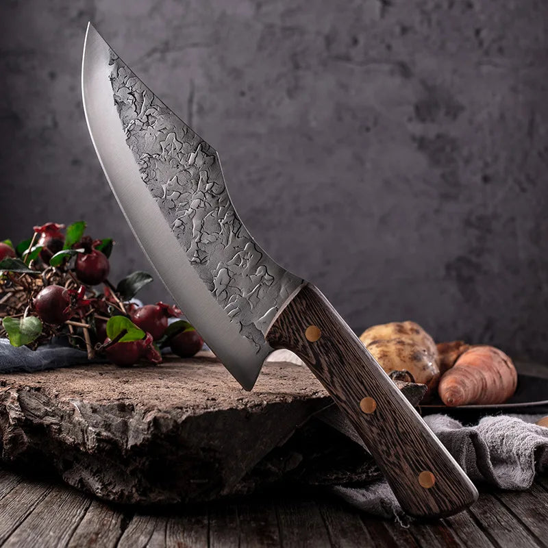 Serbian Chef's Hand-Forged Stainless Steel Boning Knife 50cm